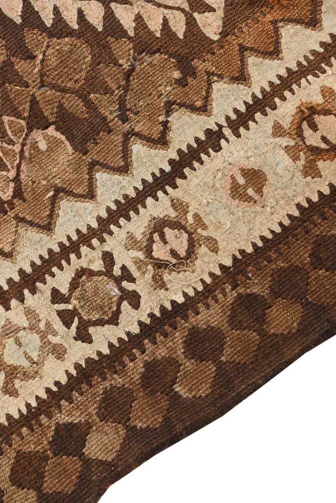 105cm x 255cm Handgewebt Kilim Fars Wolle Läufer Teppich