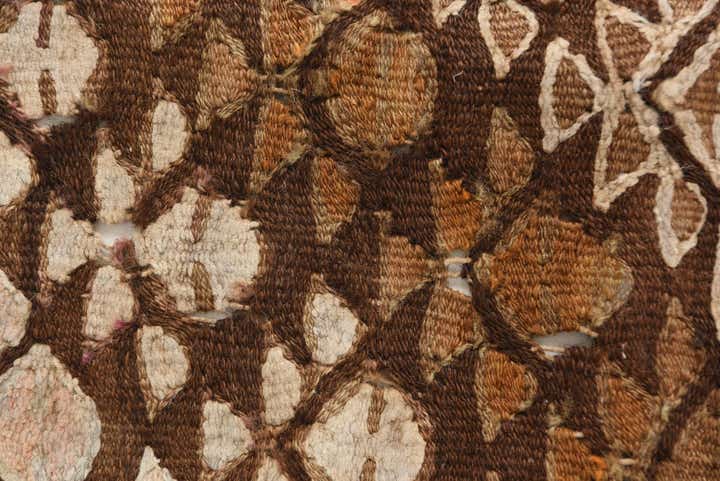 105cm x 255cm Handgewebt Kilim Fars Wolle Läufer Teppich