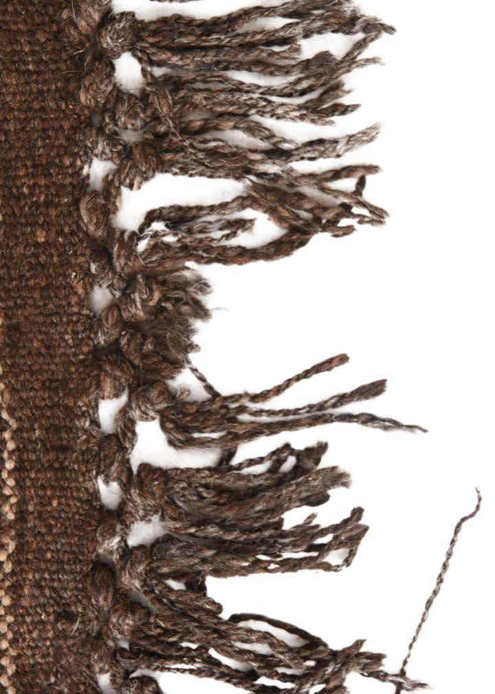 5' 2 x 9' 10 Hand Woven Kilim Fars Wool Runner Rug