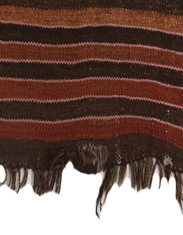 Detail image of 4' 1 x 10' 8  Hand Woven Kilim Fars Wool Runner Rug