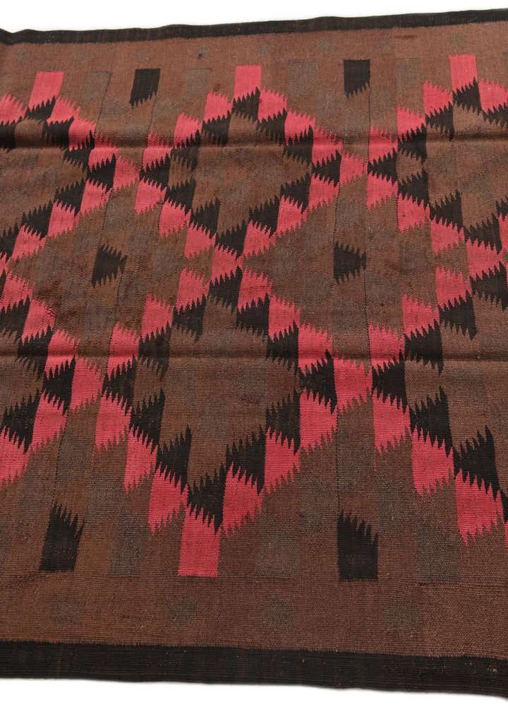 4' 6 x 15' Hand Woven Kilim Fars Wool Runner Rug