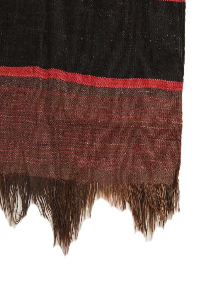 4' 6 x 15' Hand Woven Kilim Fars Wool Runner Rug