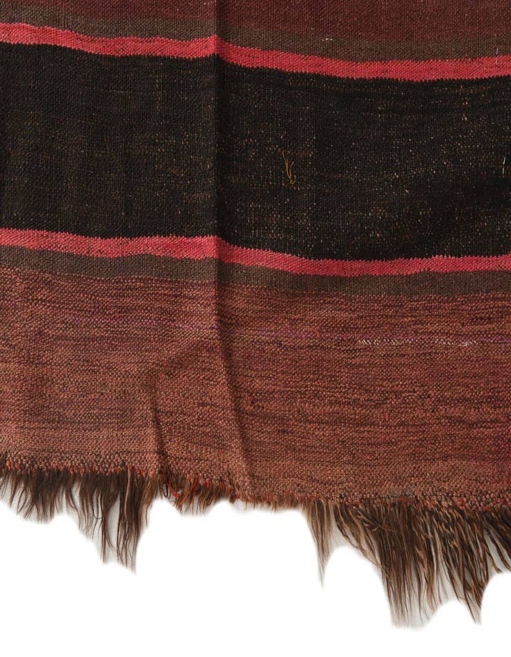 Detail image of 4' 6 x 15'  Hand Woven Kilim Fars Wool Runner Rug