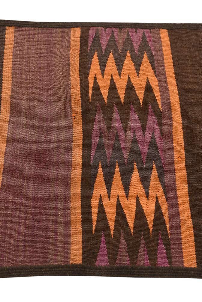 2' 5 x 10' 4 Hand Woven Kilim Fars Wool Runner Rug