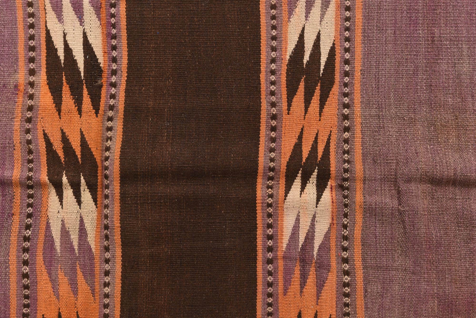 4' 7 x 11' 8 Hand Woven Kilim Fars Wool Runner Rug