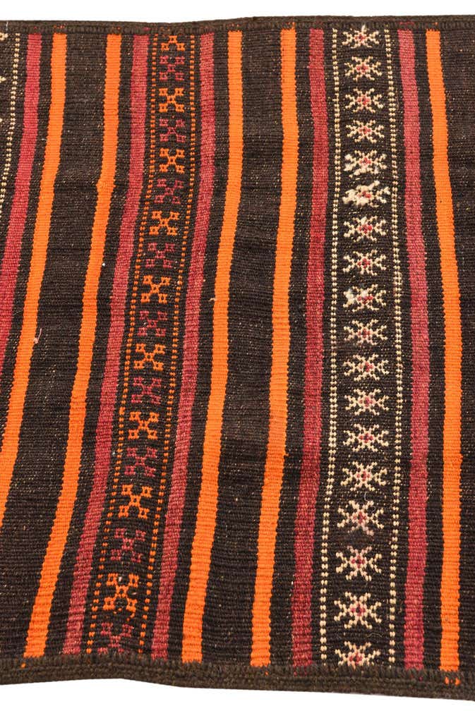 2' 8 x 8' 3 Hand Woven Kilim Fars Wool Runner Rug