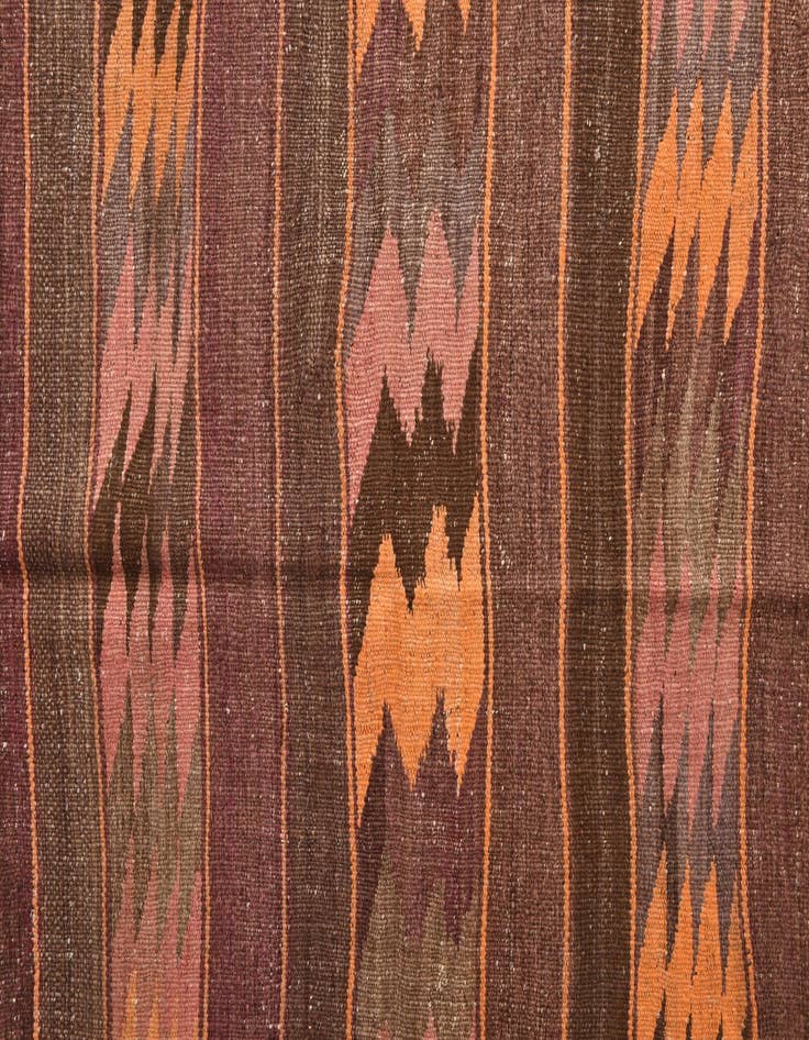 Detail image of 4' 10 x 12' 8  Hand Woven Kilim Fars Wool Runner Rug