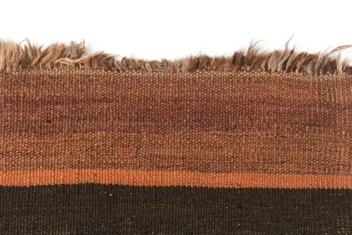 4' x 10' 8 Hand Woven Kilim Fars Wool Runner Rug
