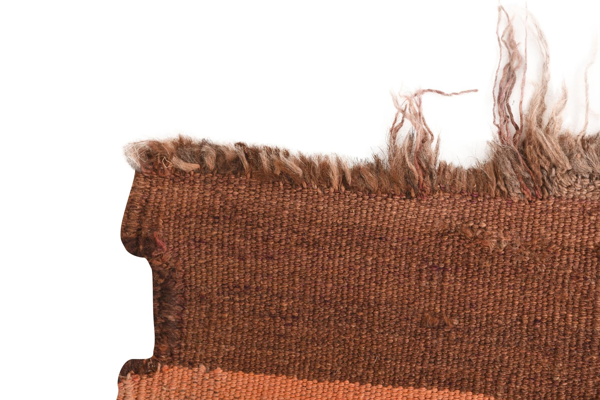 4' x 10' 8 Hand Woven Kilim Fars Wool Runner Rug