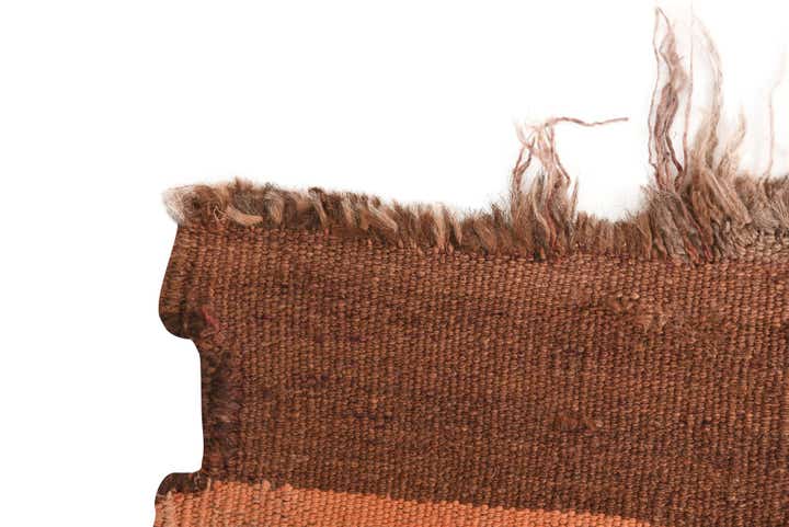 4' x 10' 8 Hand Woven Kilim Fars Wool Runner Rug
