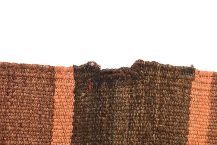 4' x 10' 8 Hand Woven Kilim Fars Wool Runner Rug
