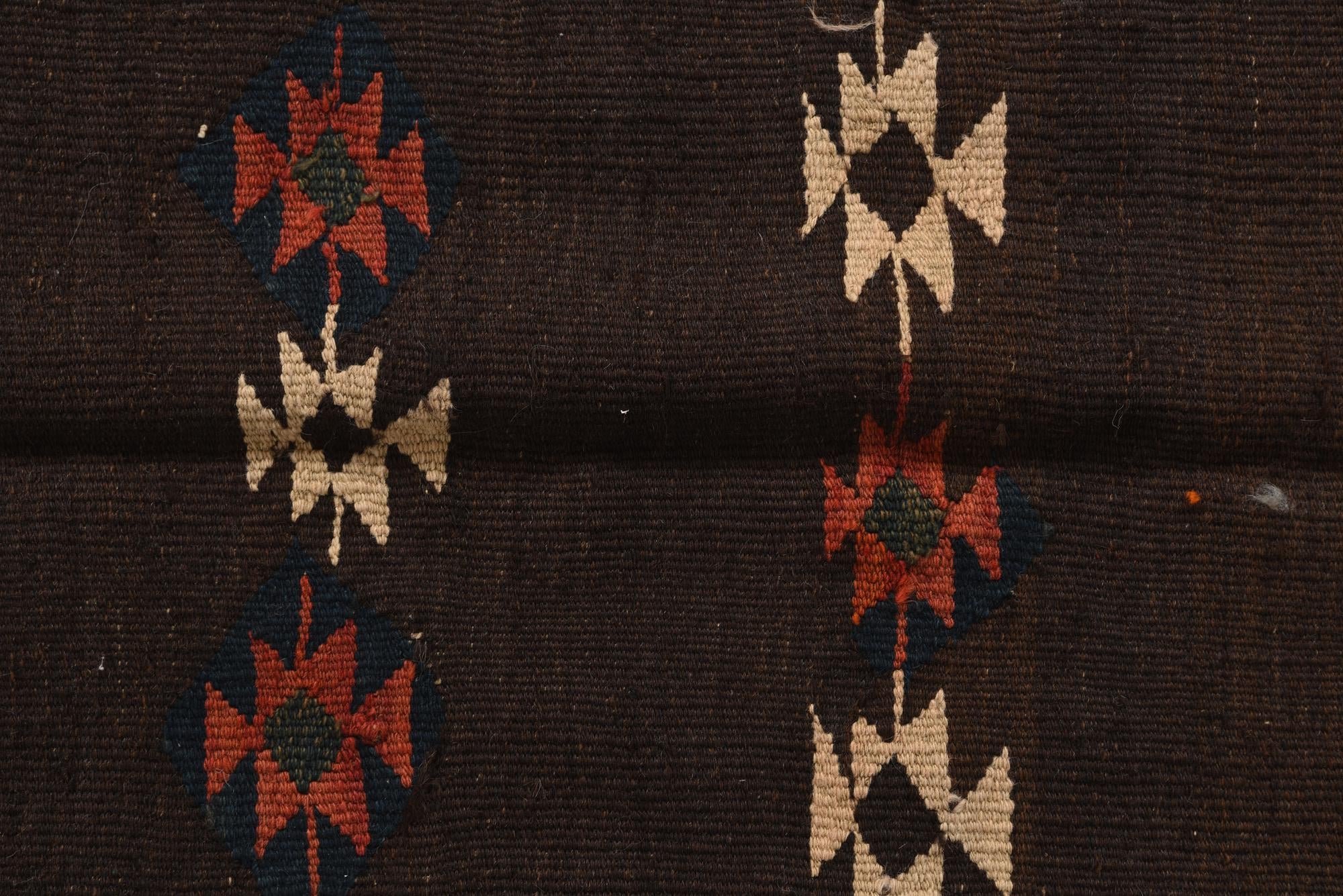 3' 2 x 10' 7 Hand Woven Kilim Fars Wool Runner Rug
