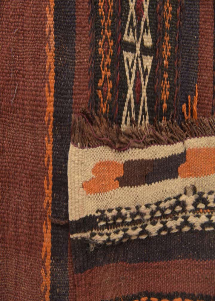 3' 6 x 12' 1 Hand Woven Kilim Fars Wool Runner Rug