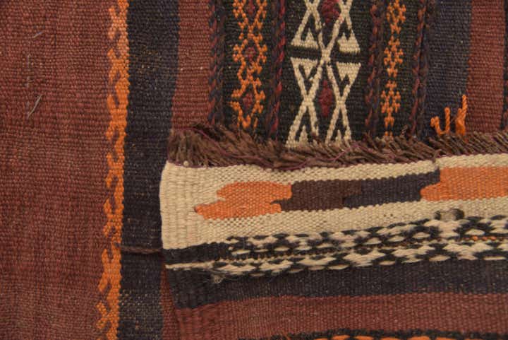 3' 6 x 12' 1 Hand Woven Kilim Fars Wool Runner Rug