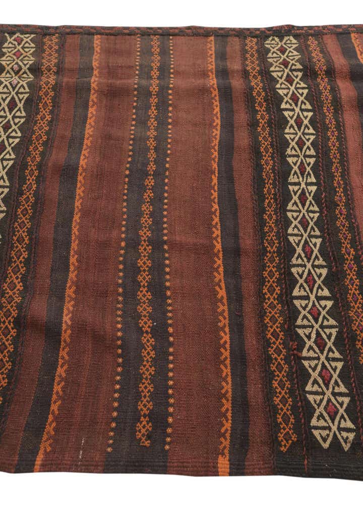 3' 6 x 12' 1 Hand Woven Kilim Fars Wool Runner Rug
