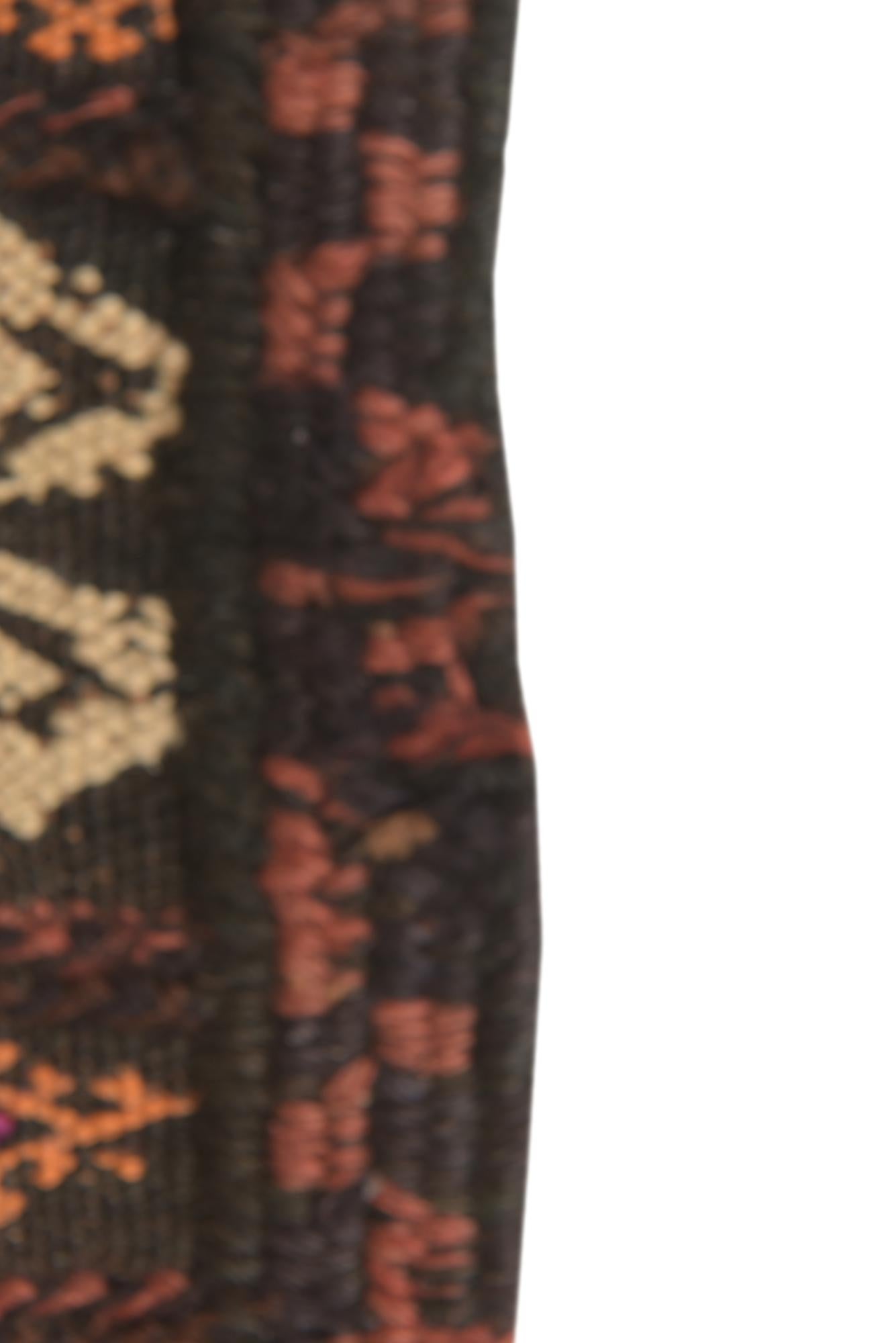 3' 6 x 12' 1 Hand Woven Kilim Fars Wool Runner Rug