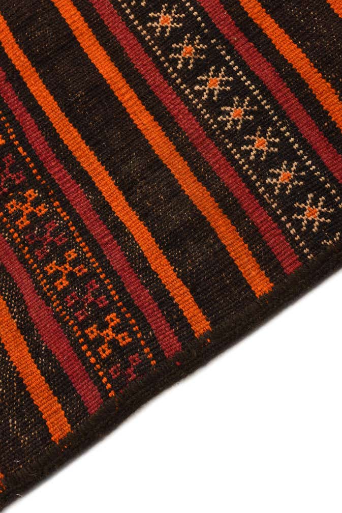2' 5 x 8' Hand Woven Kilim Fars Wool Runner Rug
