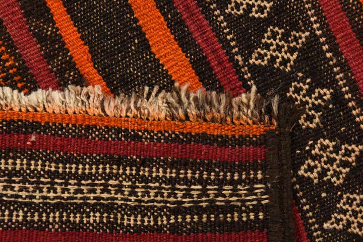 2' 5 x 8' Hand Woven Kilim Fars Wool Runner Rug