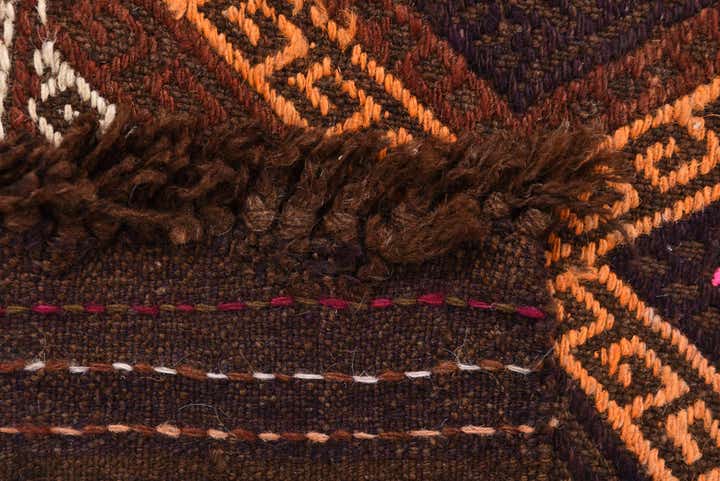2' 4 x 8' 9 Hand Woven Kilim Fars Wool Runner Rug