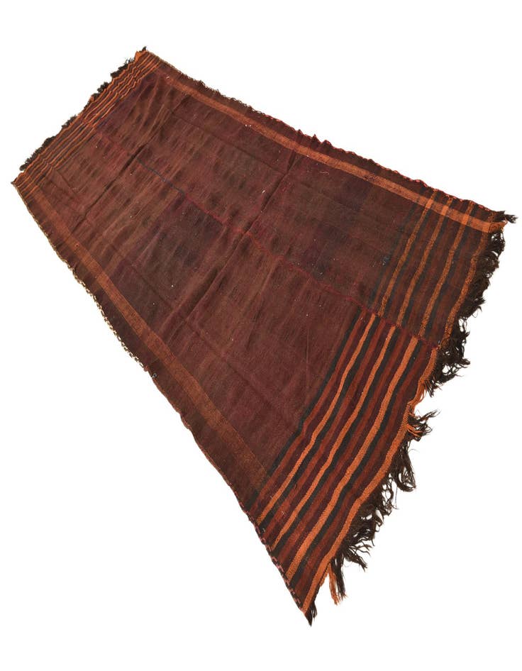 Detail image of 4' 5 x 11' 5  Hand Woven Kilim Fars Wool Runner Rug