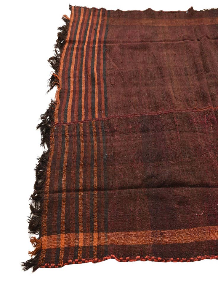 Detail image of 4' 5 x 11' 5  Hand Woven Kilim Fars Wool Runner Rug