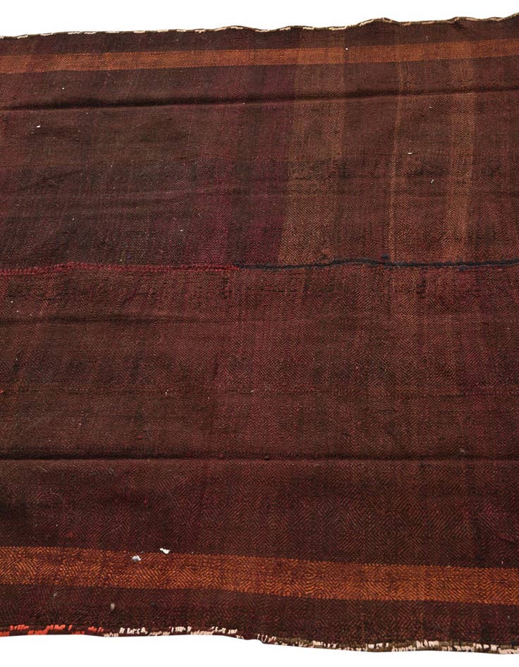 Detail image of 4' 5 x 11' 5  Hand Woven Kilim Fars Wool Runner Rug