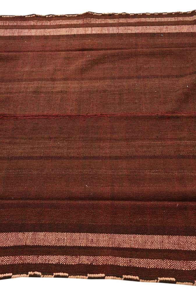 4' 8 x 10' 7 Hand Woven Kilim Fars Wool Runner Rug