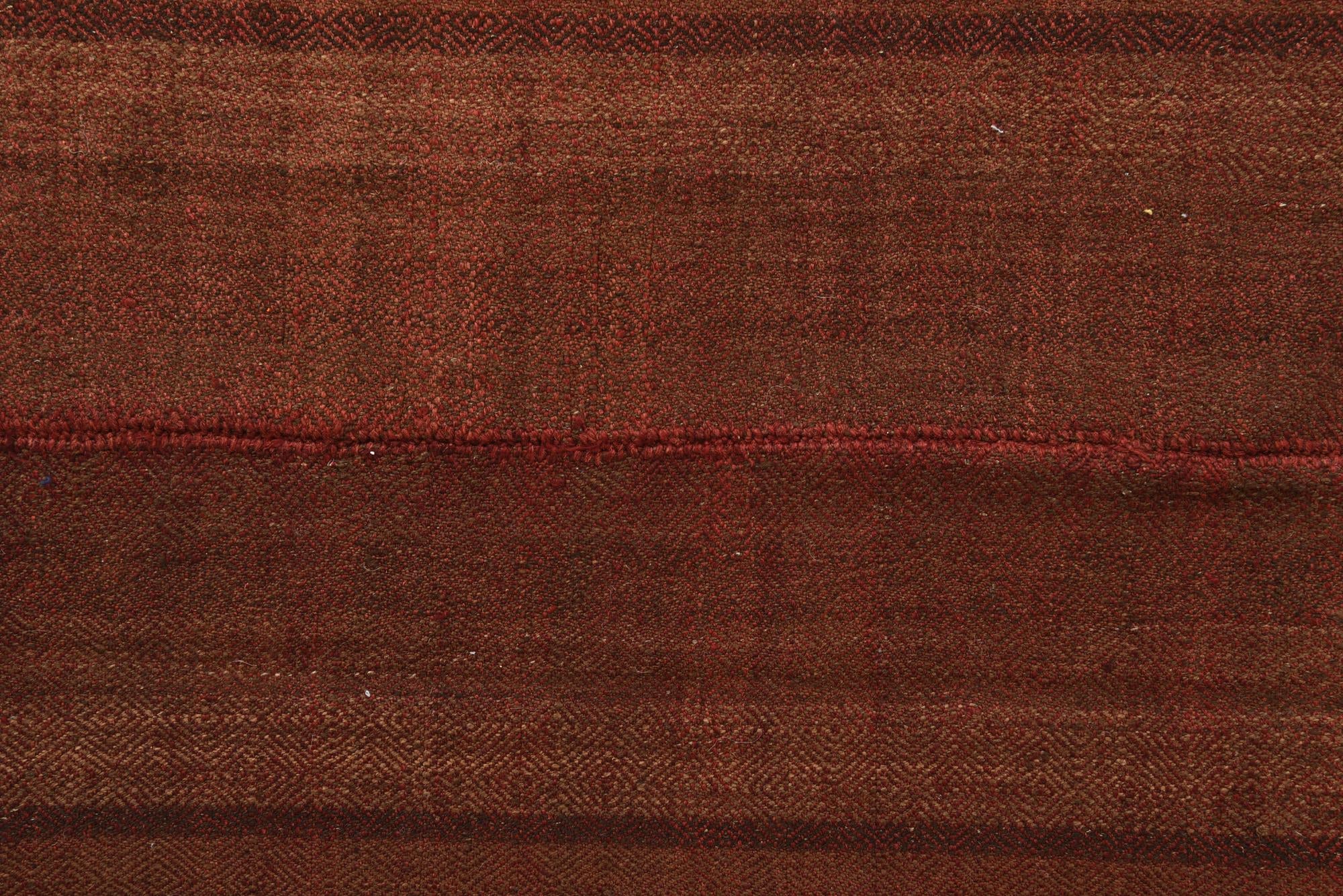 4' 8 x 10' 7 Hand Woven Kilim Fars Wool Runner Rug