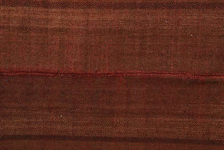 4' 8 x 10' 7 Hand Woven Kilim Fars Wool Runner Rug