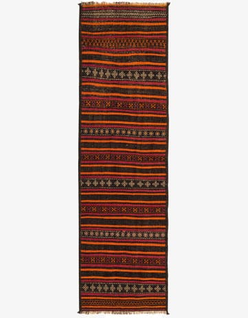2' 5 x 8' Hand Woven Kilim Fars Wool Runner Rug