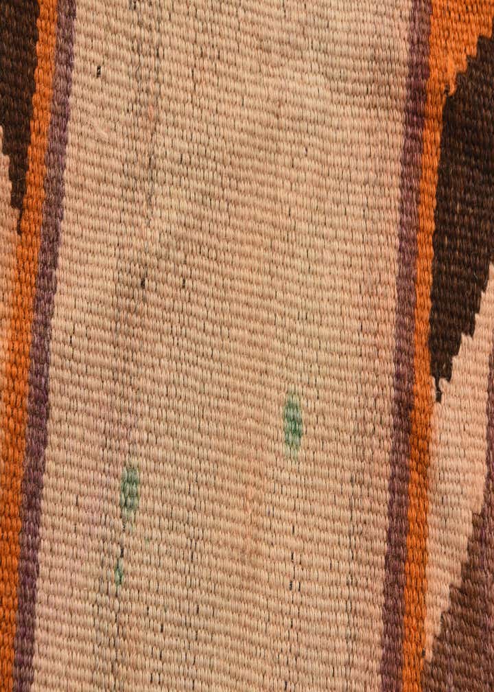 4' 7 x 13' 1 Hand Woven Kilim Modern Wool Runner Rug