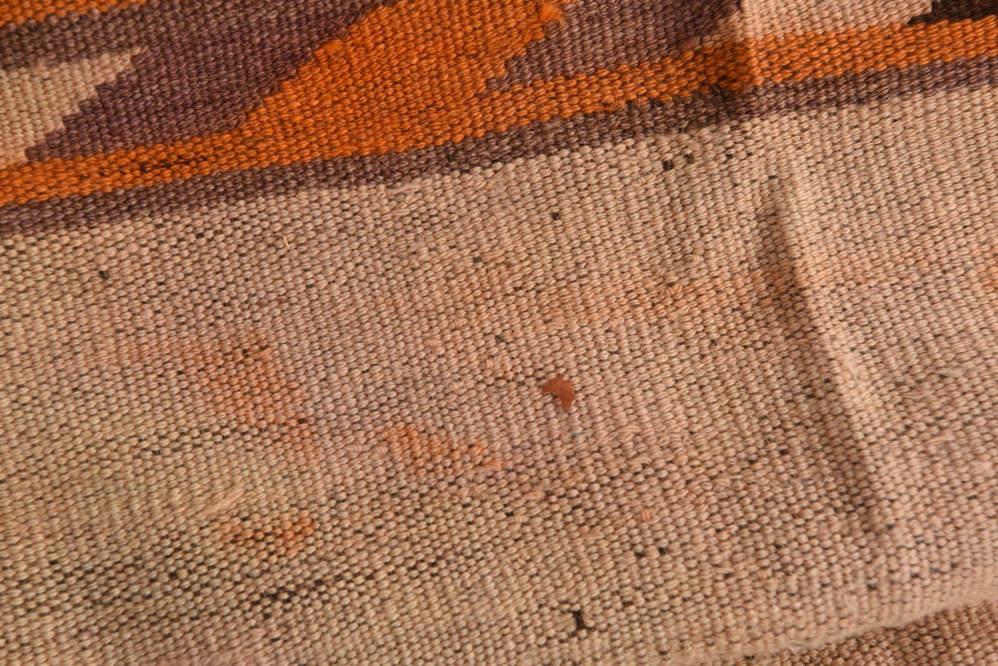 4' 7 x 13' 1 Hand Woven Kilim Modern Wool Runner Rug