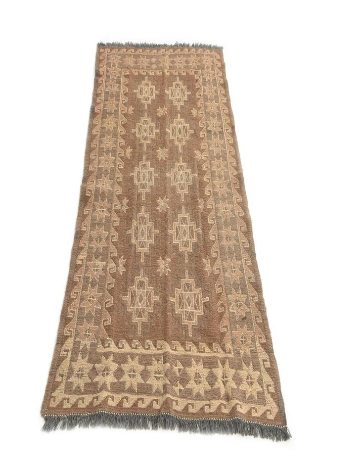 Detail image of 2' 10 x 5' 5  Hand Woven Kilim Modern Wool Runner Rug