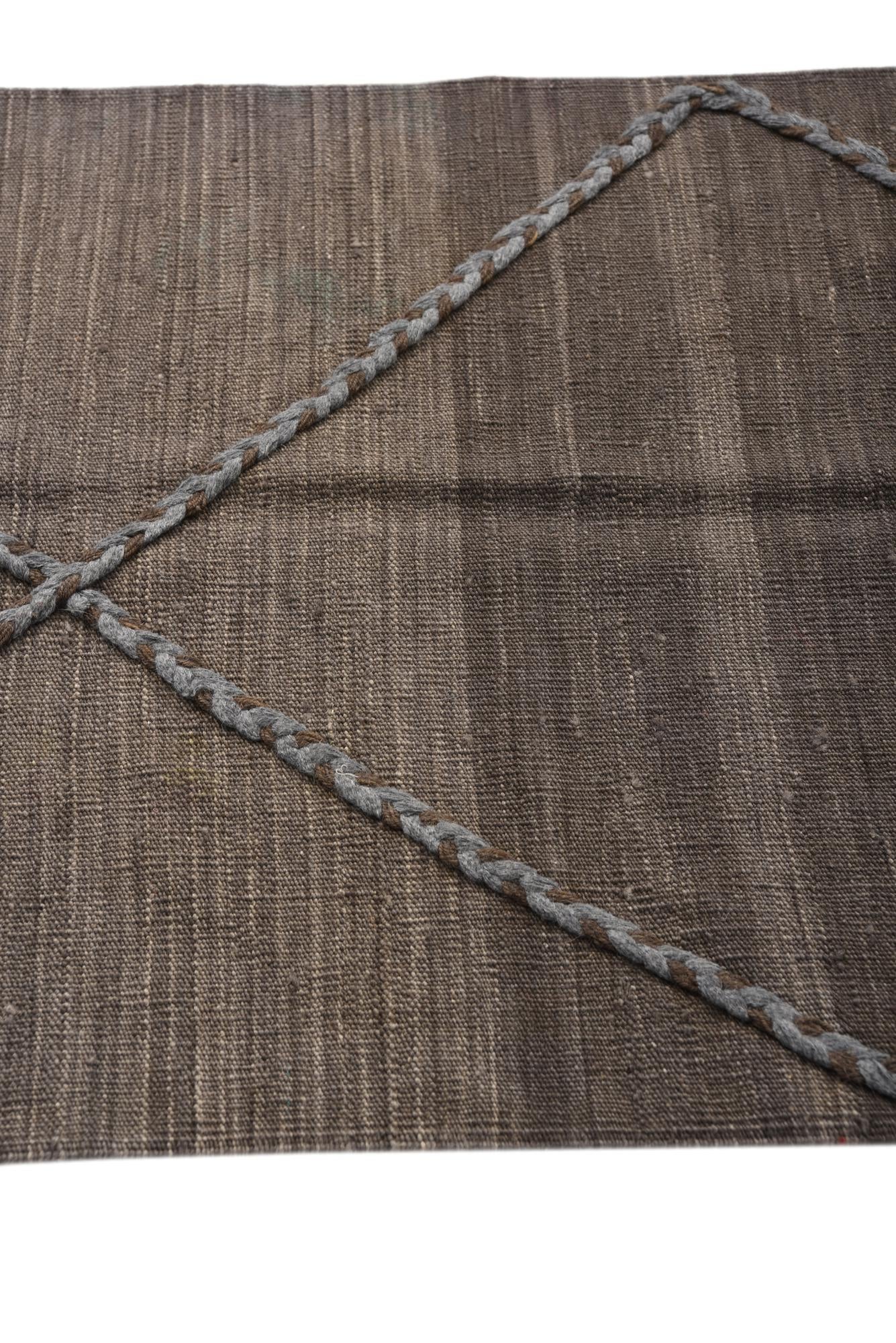 2' 6 x 8' Hand Woven Kilim Modern Wool Runner Rug