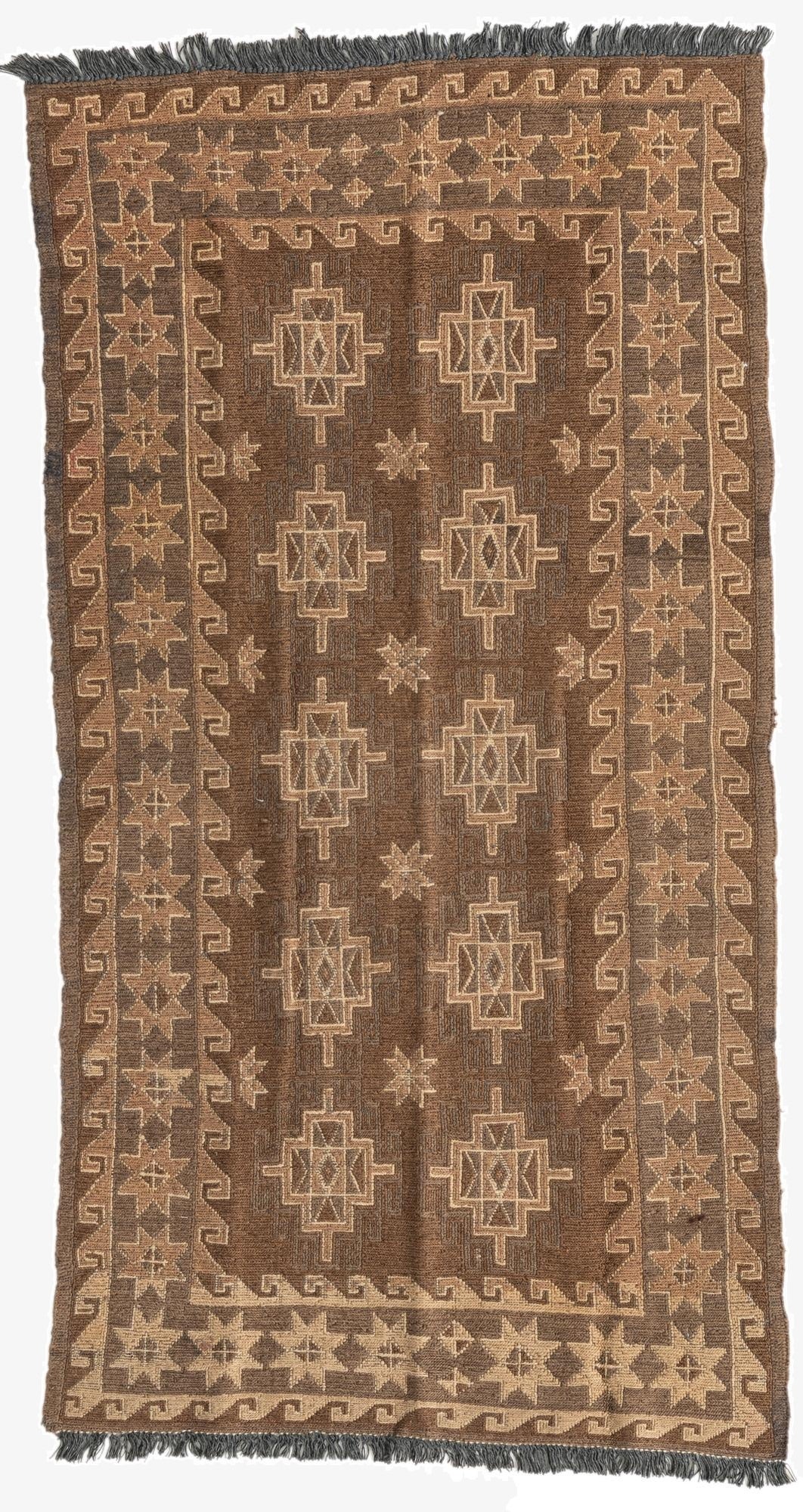 2' 10 x 5' 5  Hand Woven Kilim Modern Wool Runner Rug