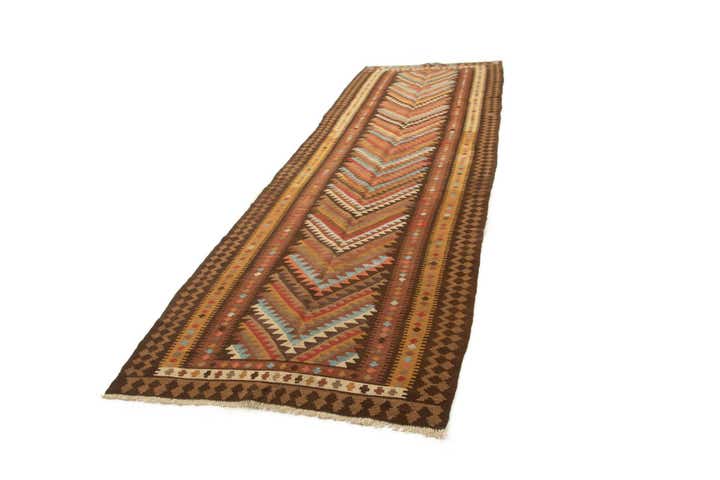 4' 4 x 14' 10 Kilim Runner Rug