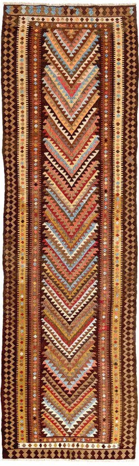Detail image of 4' 4 x 14' 10 Kilim Runner Rug