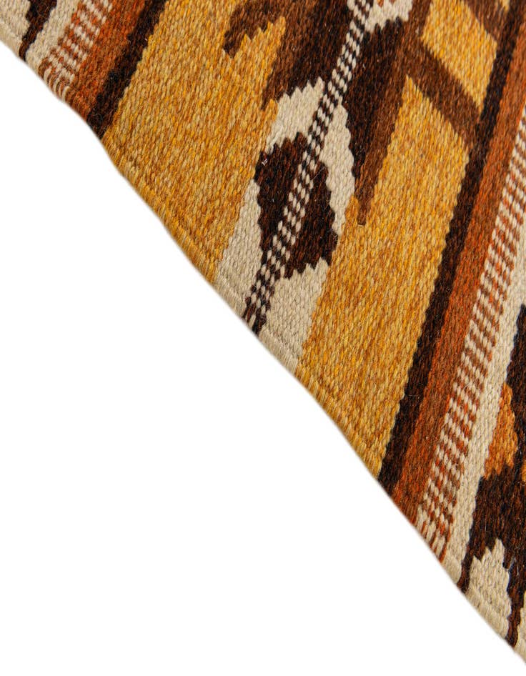 Detail image of 1' 11 x 3' 10  Hand Woven Kilim Wool Runner Rug