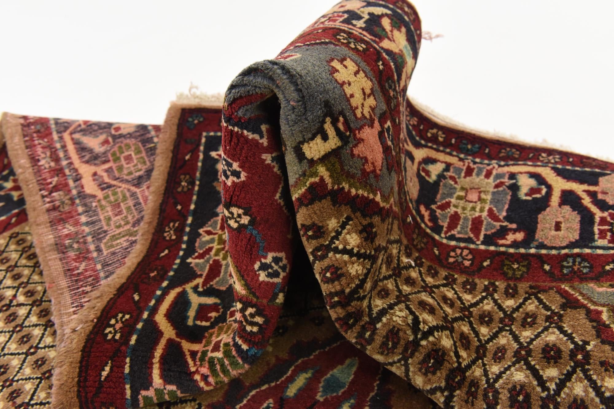5' x 11' Hand Knotted Koliaei Persian Wool Runner Rug