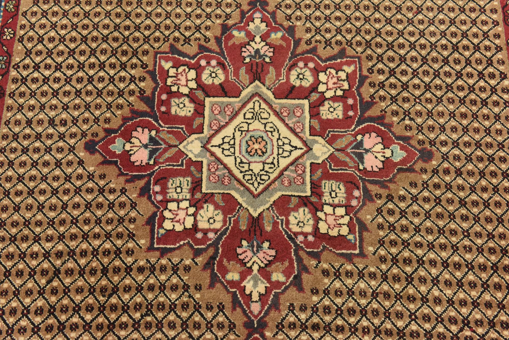 5' x 11' Hand Knotted Koliaei Persian Wool Runner Rug