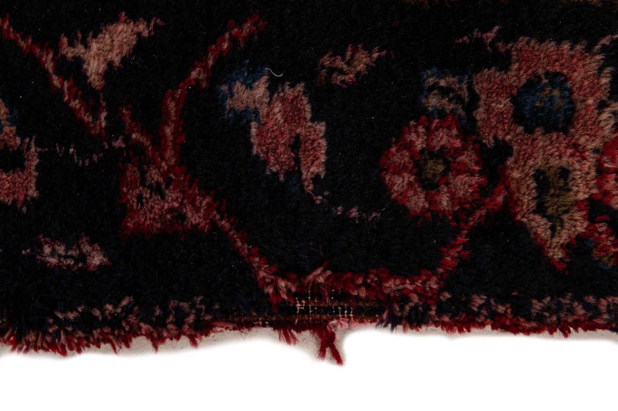 4' 7 x 9' 5 Hand Knotted Koliaei Persian Wool Runner Rug