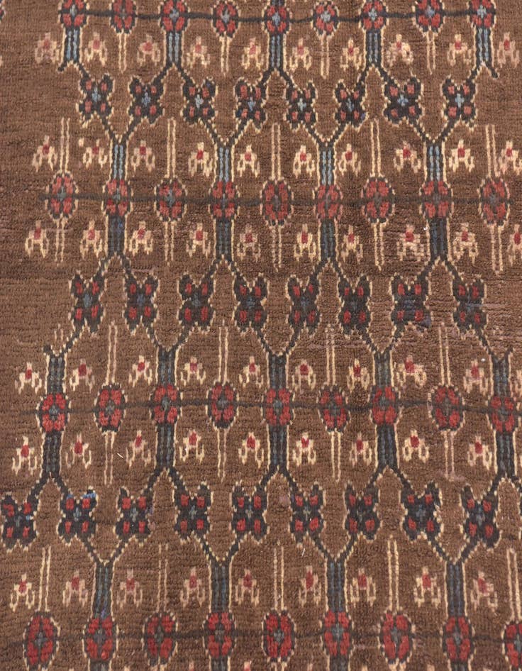 Detail image of 5' x 10' 4  Hand Knotted Koliaei Persian Wool Runner Rug