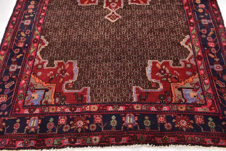 5' 4 x 10' 6 Hand Knotted Koliaei Persian Wool Runner Rug