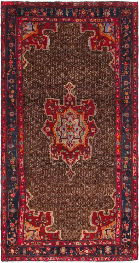 5' 4 x 10' 6 Hand Knotted Koliaei Persian Wool Runner Rug