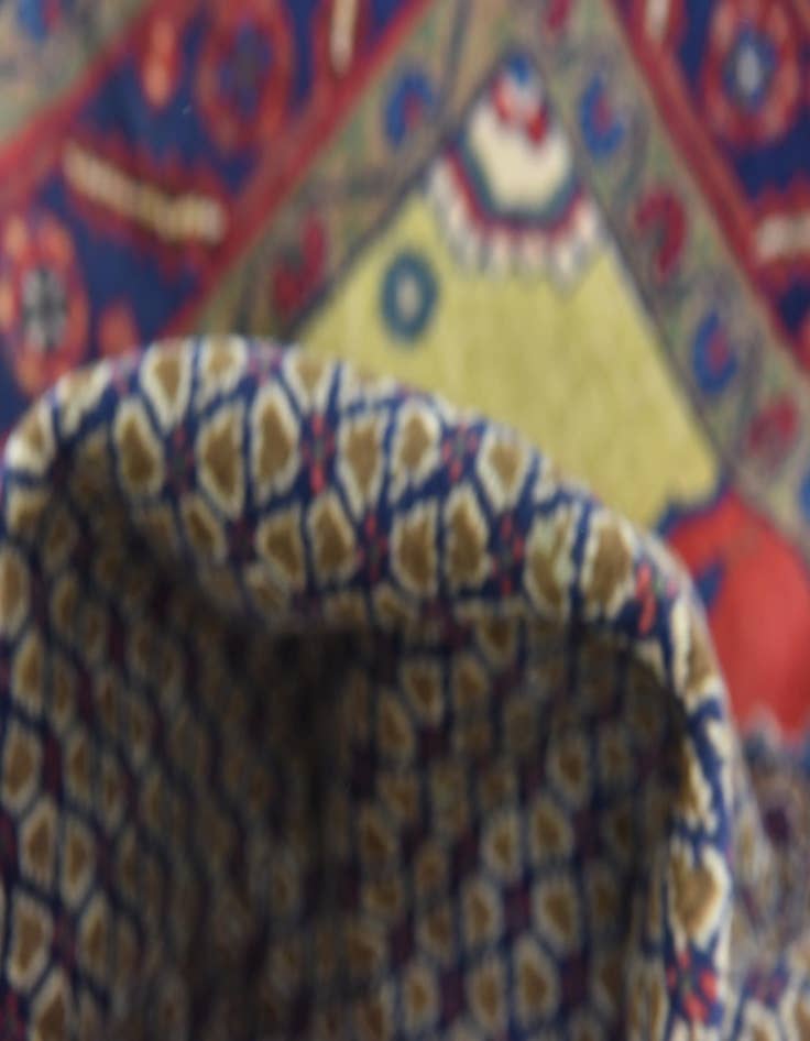 Detail image of 3' 5 x 9' 8  Hand Knotted Koliaei Persian Wool Runner Rug