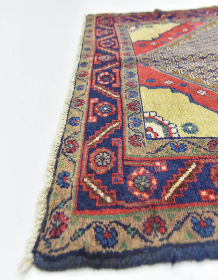 Detail image of 3' 5 x 9' 8  Hand Knotted Koliaei Persian Wool Runner Rug