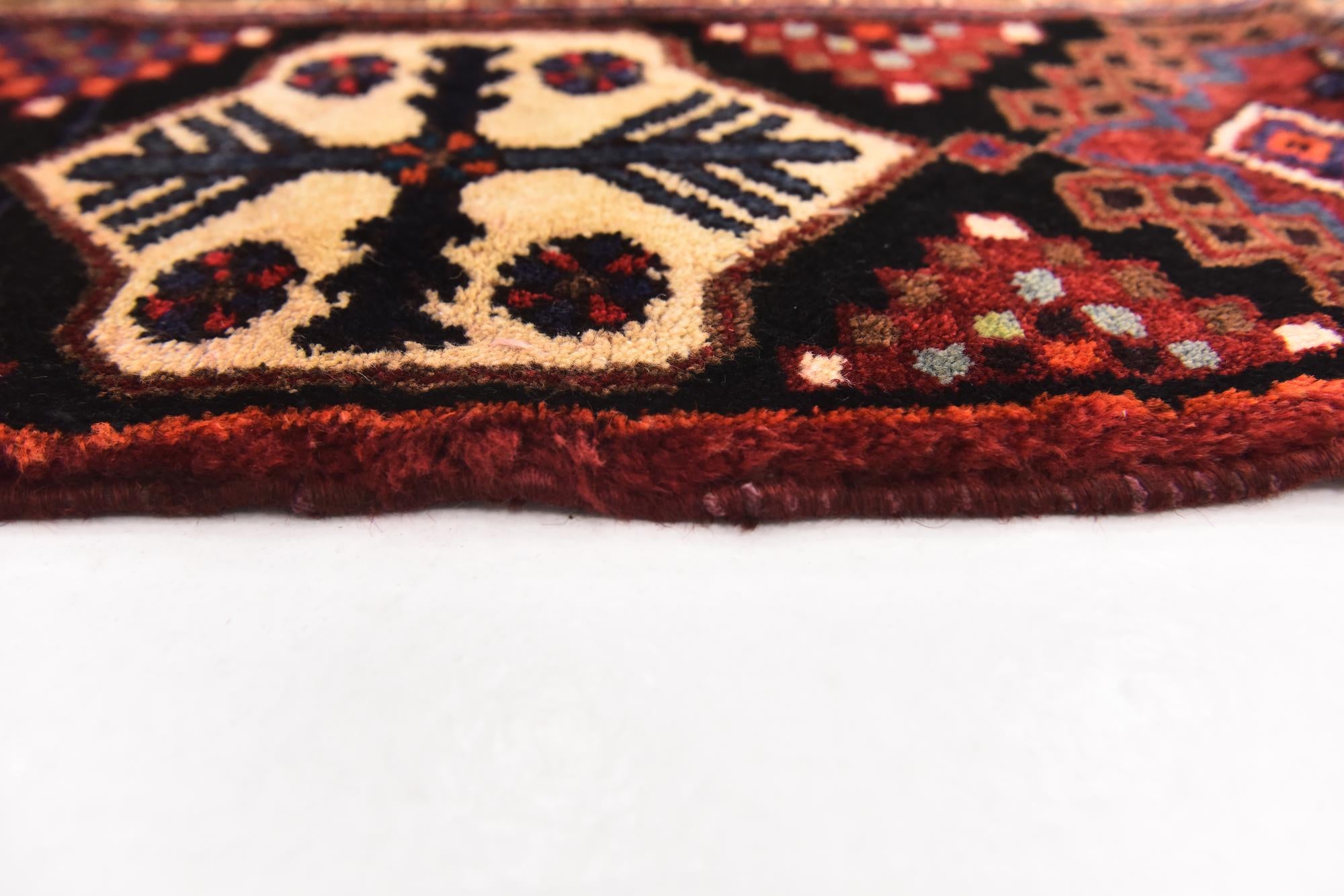 5' x 10' 3 Hand Knotted Koliaei Persian Wool Runner Rug