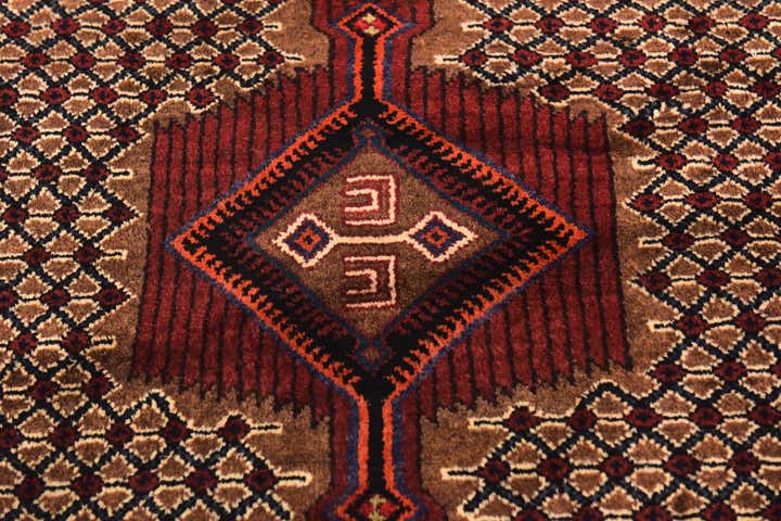 5' x 10' 3 Hand Knotted Koliaei Persian Wool Runner Rug