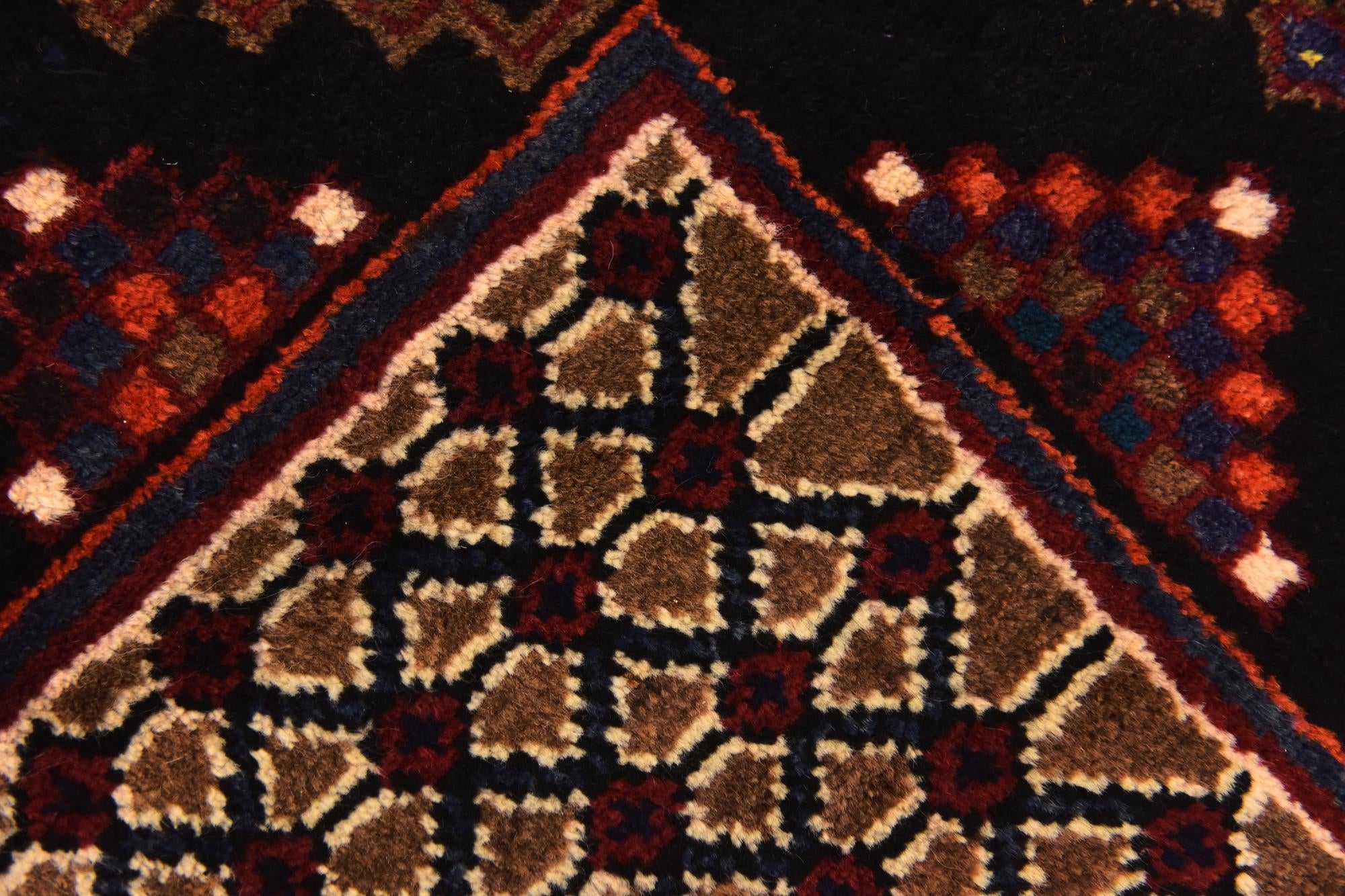 5' x 10' 3 Hand Knotted Koliaei Persian Wool Runner Rug