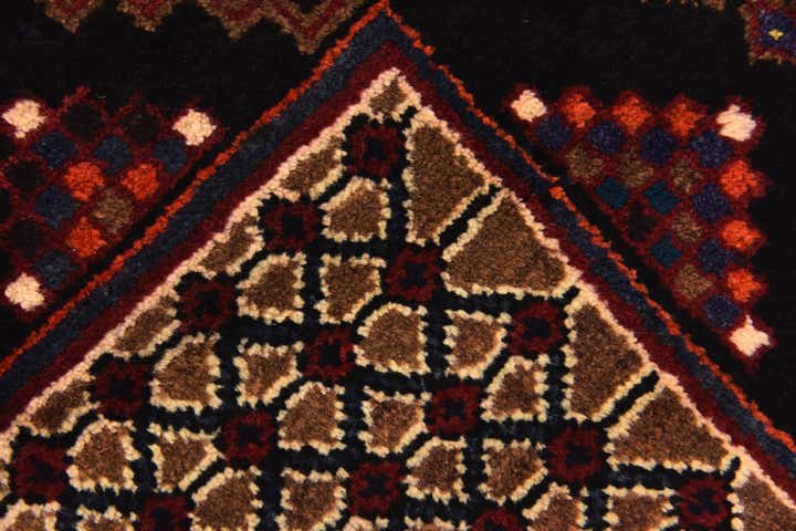 5' x 10' 3 Hand Knotted Koliaei Persian Wool Runner Rug